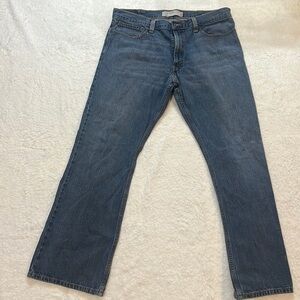 MEN’S low rise boot cut jeans